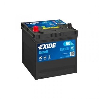 Акумулятор Excell 6СТ-50A EXIDE EB505