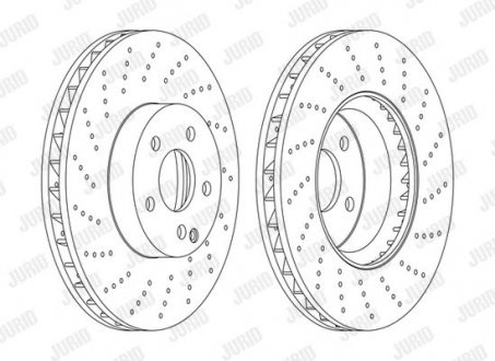 Диск гальмівний !.. JURID 562634JC-1