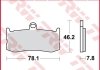 Тормозная колодка (диск) TRW TRW MCB816CRQ (фото 3)