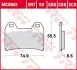 Тормозная колодка (диск) TRW TRW MCB683CRQ (фото 2)