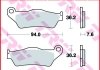 Гальмівна колодка (диск) TRW TRW MCB648RSI (фото 1)