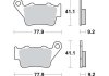 Гальмівна колодка (диск) TRW TRW MCB672RSI (фото 1)