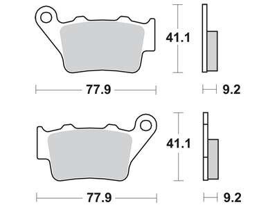 Гальмівна колодка (диск) TRW TRW MCB672RSI