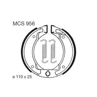 Тормозная колодка (барабан)) TRW TRW MCS956