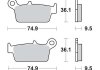 Гальмівна колодка (диск) TRW TRW MCB575RSI (фото 1)