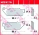 Тормозная колодка (диск) TRW TRW MCB817SH (фото 2)