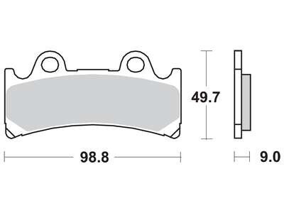 Тормозная колодка (диск) TRW TRW MCB656SV