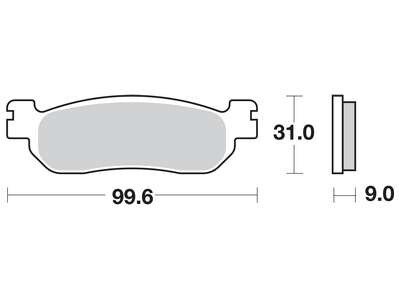 Тормозная колодка (диск) TRW TRW MCB699SH