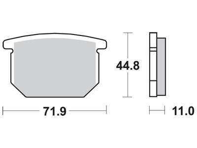 Тормозная колодка (диск) TRW TRW MCB501 (фото 1)