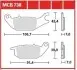Тормозная колодка (диск) TRW TRW MCB738 (фото 1)