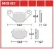Тормозная колодка (диск) TRW TRW MCB657 (фото 1)