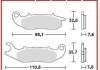 Тормозная колодка (диск) TRW TRW MCB818 (фото 1)