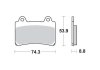 Тормозная колодка (диск) TRW TRW MCB584 (фото 1)