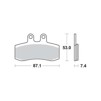 Тормозная колодка (диск) TRW TRW MCB652