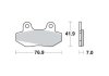 Тормозная колодка (диск) TRW TRW MCB525 (фото 1)