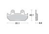 Тормозная колодка (диск) TRW TRW MCB562 (фото 1)