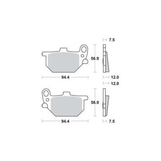 Тормозная колодка (диск) TRW TRW MCB520 (фото 1)