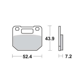 Тормозная колодка (диск) TRW TRW MCB556 (фото 1)