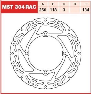 Гальмівний диск TRW TRW MST304RAC