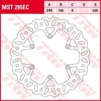 Гальмівний диск TRW TRW MST295EC