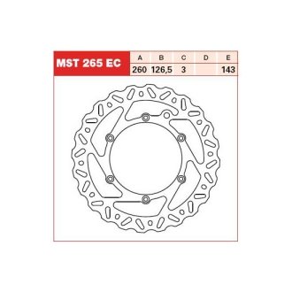 Гальмівний диск TRW TRW MST265EC