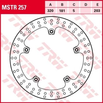 Гальмівний диск TRW TRW MSTR257