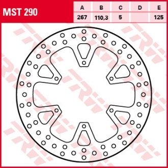 Тормозной диск TRW TRW MST290