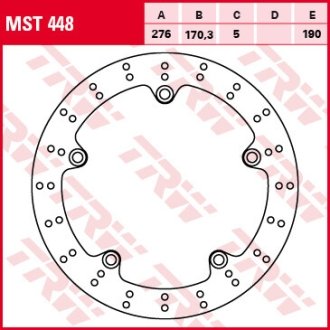 Гальмівний диск TRW TRW MST448 (фото 1)