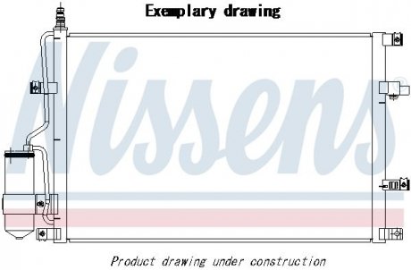 Радіатор кондиціонера NISSENS 941219 (фото 1)