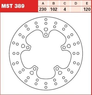 Тормозные диски TRW (LUCAS) TRW MST389