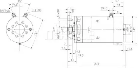Електромотор MAHLE MAHLE\KNECHT MM 203