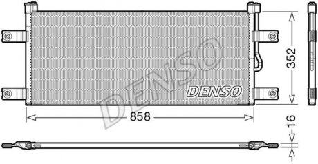 Радіатор кондиціонера DENSO DCN99069