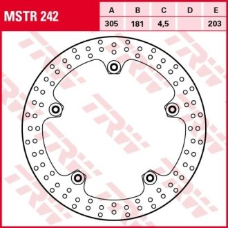 Гальмівний диск TRW TRW MSTR242 (фото 1)