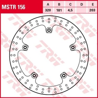 Гальмівний диск TRW TRW MSTR156