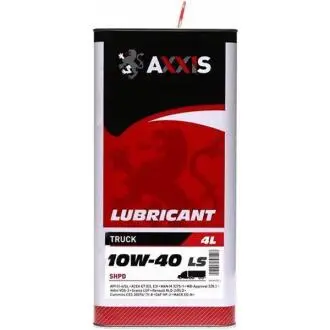Моторное масло Truck LS SHPD 10W-40, 4 л AXXIS AX-2051