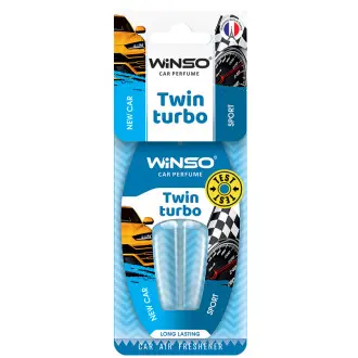 Освіжувач повітря з подвійною капсулою Twin Turbo - New Car & Sport,(30шт./уп.) WINSO 538370