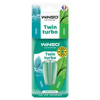 Освіжувач повітря з подвійною капсулою Twin Turbo - Fresh & Green,(30шт/уп) WINSO 538750