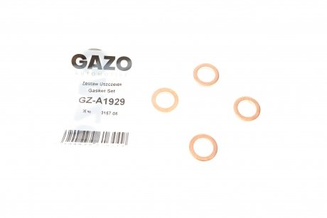 Прокладка турбіни ущільнююча Citroen C3/Peugeot 207/308 1.4/1.6/2.0 HDi (12x18x3) (к-кт 4шт,) GAZO GZ-A1929 (фото 1)