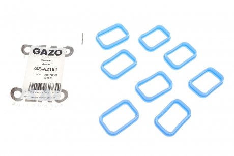 Прокладка колектора впускного Ford Transit 2.0TDCi/2.4TDCI 00- (к-кт 8шт) GAZO GZ-A2184 (фото 1)