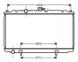 Радіатор охолодження NISSAN ALMERA (2000) 1.5 STARLINE DN2215 (фото 1)