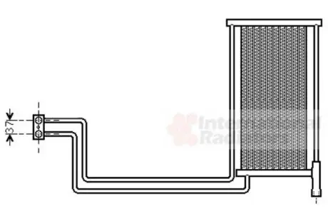 Радіатор масляний BMW E39 (5-Ser) ALL 95- VAN WEZEL 06003368