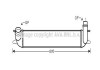 Інтеркулер RENAULT LAGUNA (2008) 2.0 DCI COOLING AVA RTA4462 (фото 1)