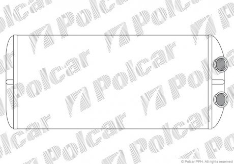 Радіатор обігрівача салону POLCAR 2329N8-3 (фото 1)