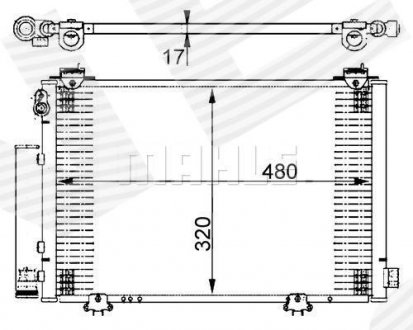 РАДИАТОР КОНДИЦИОНЕРА SIGNEDA RC437716MH