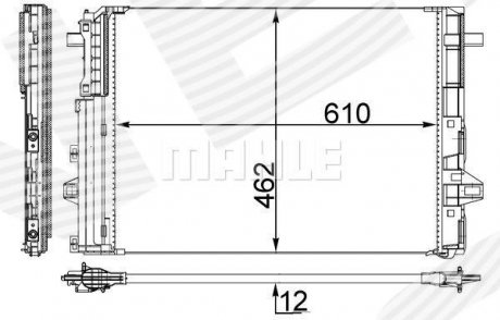 РАДИАТОР КОНДИЦИОНЕРА SIGNEDA RC723186MH