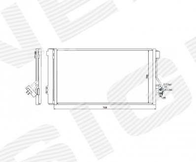 РАДИАТОР КОНДИЦИОНЕРА SIGNEDA RC940178