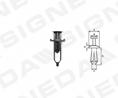 Пластмасові утримувачі SIGNEDA T64710