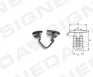 ПЛАСТМАССОВЫЕ ДЕРЖАТЕЛИ SIGNEDA T49710