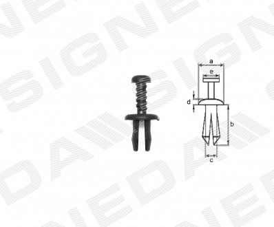 ПЛАСТМАССОВЫЕ ДЕРЖАТЕЛИ SIGNEDA T40125 (фото 1)