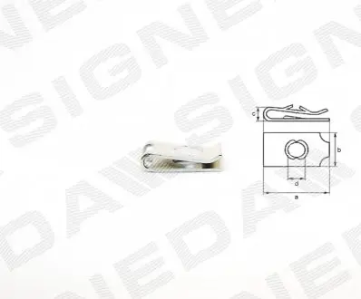 Фото запчасти ПЛАСТМАССОВЫЕ ДЕРЖАТЕЛИ SIGNEDA T38510 ПЛАСТМАССОВЫЕ ДЕРЖАТЕЛИ SIGNEDA T38510